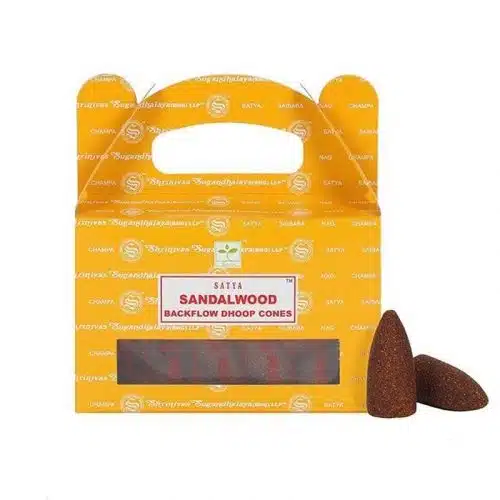 Satya Backflow Incense Cones - Sandalwood