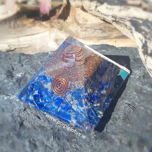 The Lapis Lazuli Orgone Generator Pyramid