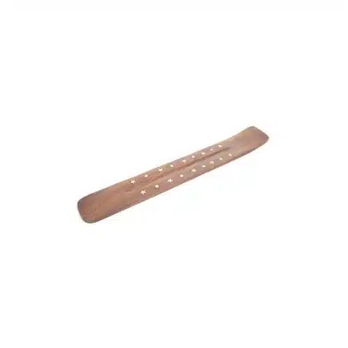 Star Inlay Wooden Incense Holder