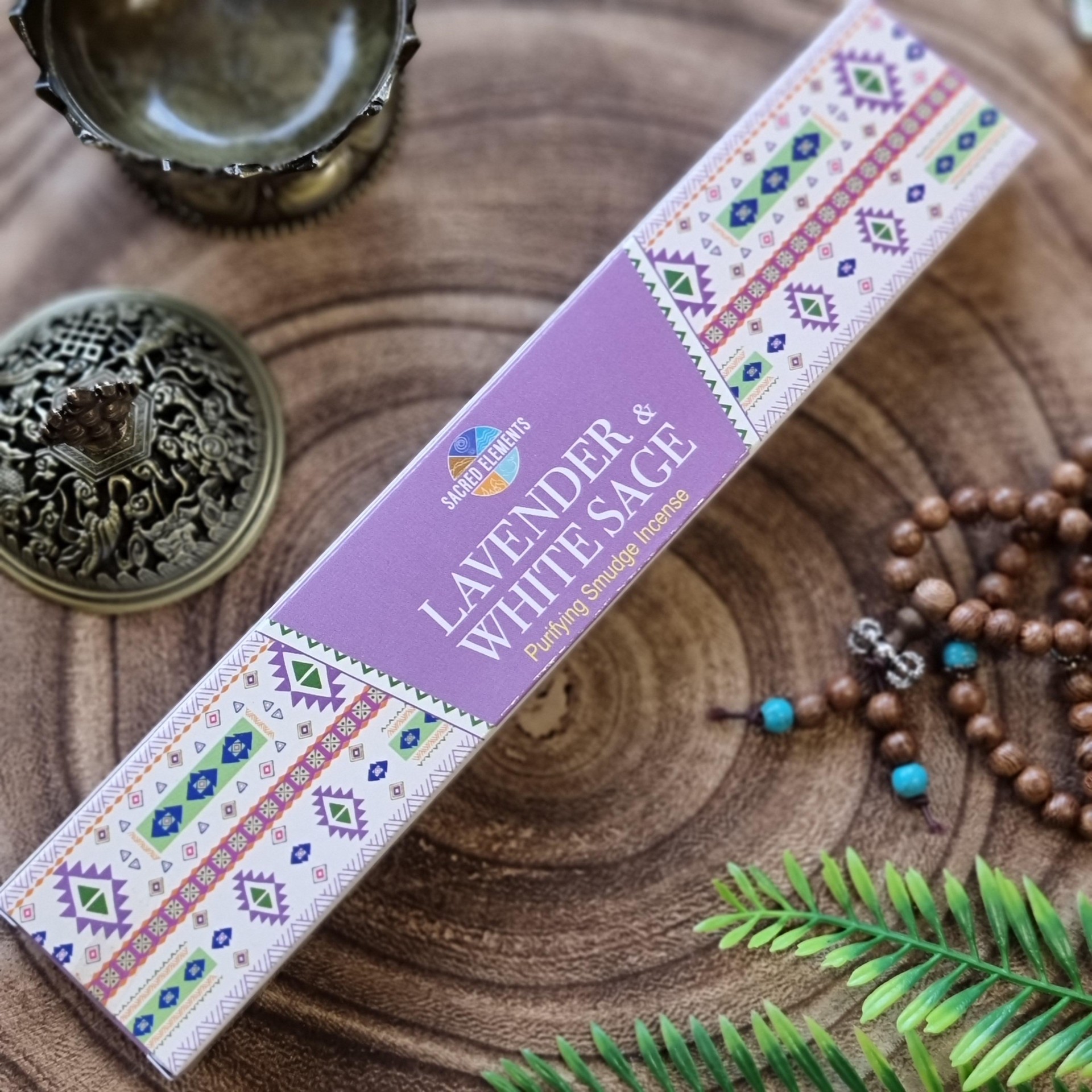 Sacred Elements - Lavender & White Sage Incense