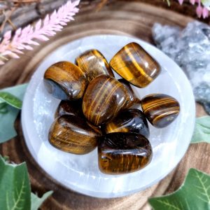 Tigers Eye Crystal Tumblestone