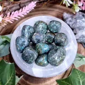 African Turquoise Crystal Tumblestone