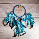 Turquoise Feather Dreamcatcher