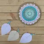 'Elemental Spirits' Large Dreamcatcher - Turquoise