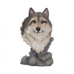 'Spirit of Freedom' Wolf Head Figurine