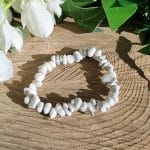 White Howlite Chip Bracelet