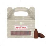 Satya Backflow Incense Cones - White Sage