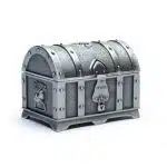 Metal Treasure Chest Box