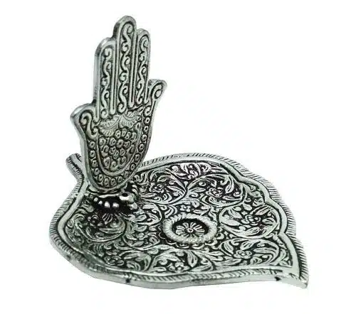 Hamsa Metal Incense Holder