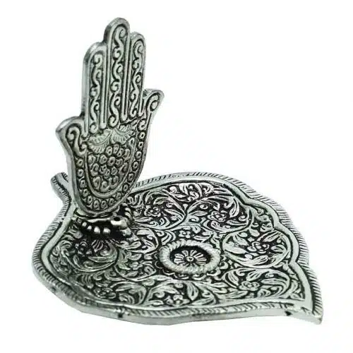 Hamsa Metal Incense Holder