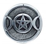 Metal Triple Moon Incense Holder