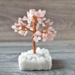 Crystal Tree (Small) - Rose Quartz