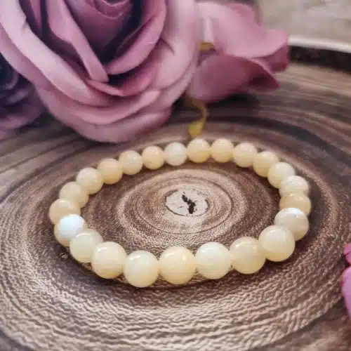 Orange Calcite Crystal Bracelet