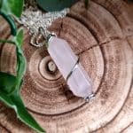 Chunky Rose Quartz Pendant