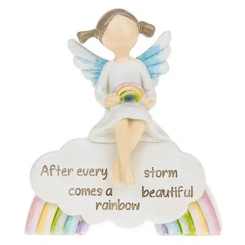 Rainbow Angel Figurine