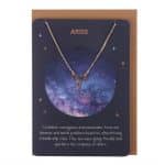 Zodiac Necklace & Card - Aries