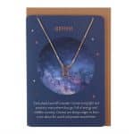Zodiac Necklace & Card - Gemini