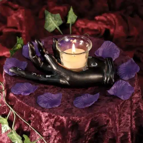 Black Palmist's Prediction Candle Holder