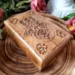 Hamsa Hand Wooden Box