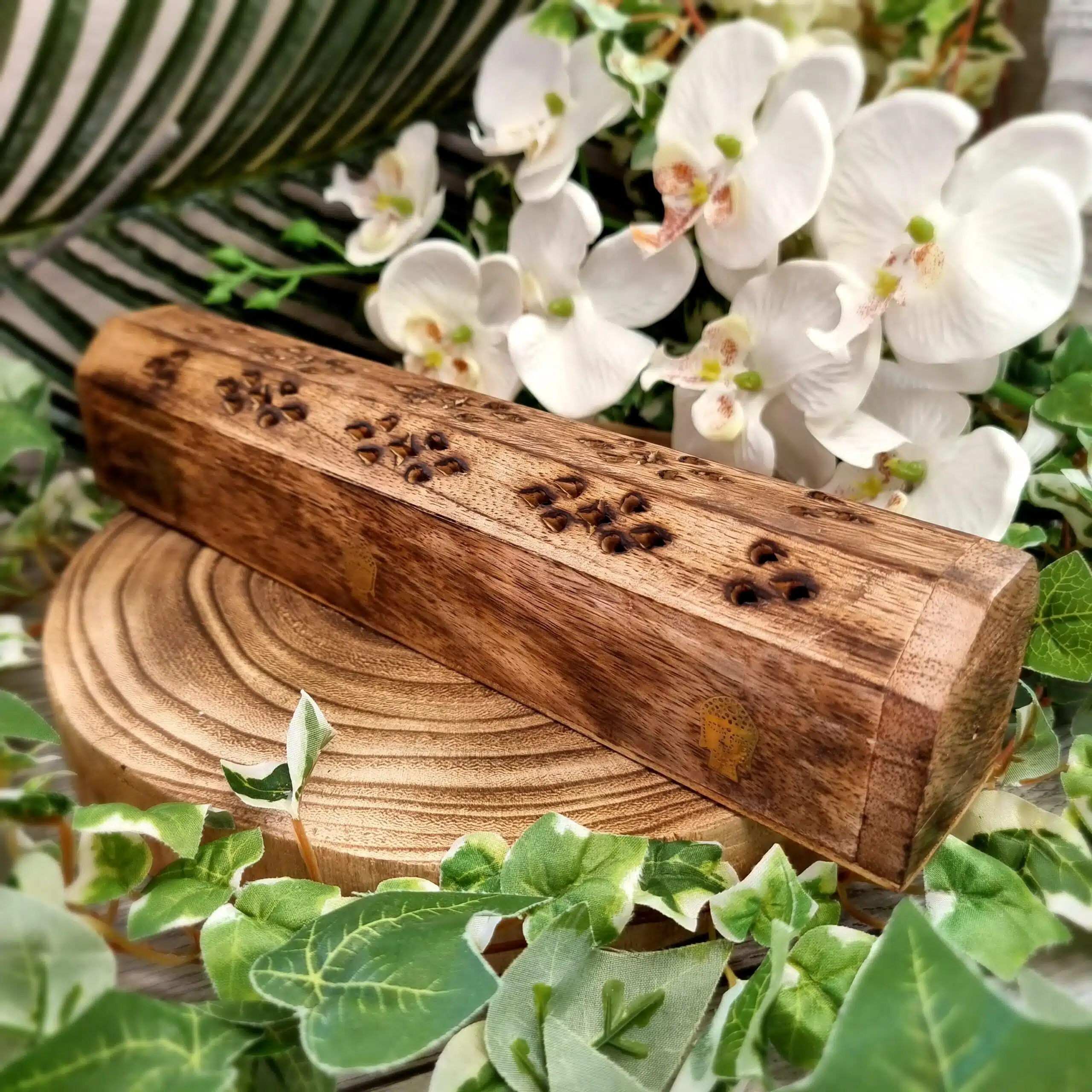 Buddha Head Incense Box Holder Buddha Head Incense Box Holder