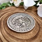 Metal Lotus Incense Dish