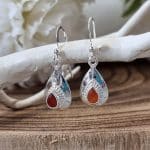 Silver Carnelian earrings