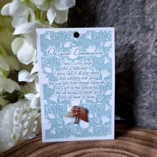 On Your Communion Angel Pin