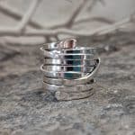 Silver Ring - Chunky Wrap