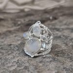 Silver Ring - Moonstone
