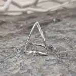 Silver Triangle Ring
