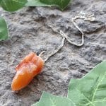 Natural Stone Pendulum - Carnelian