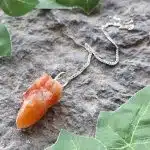 Natural Stone Carnelian Pendulum
