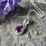 Amethyst Pendant (Silver)