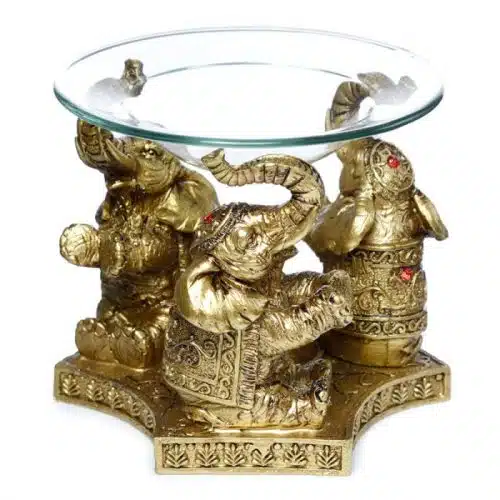 Gold Elephant Oil Burner