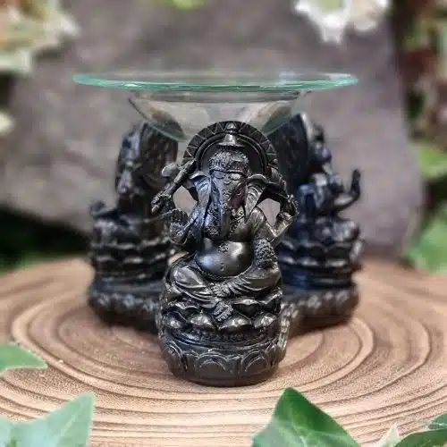 Black Ganesh Oil Burner