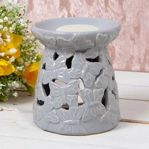 Grey Butterfly Oil Burner