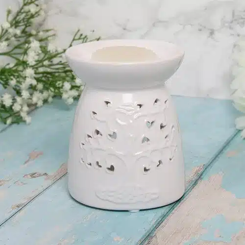 White Tree of Life Oil Burner