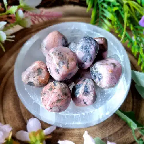 Cobaltoan Calcite Crystal Tumblestone