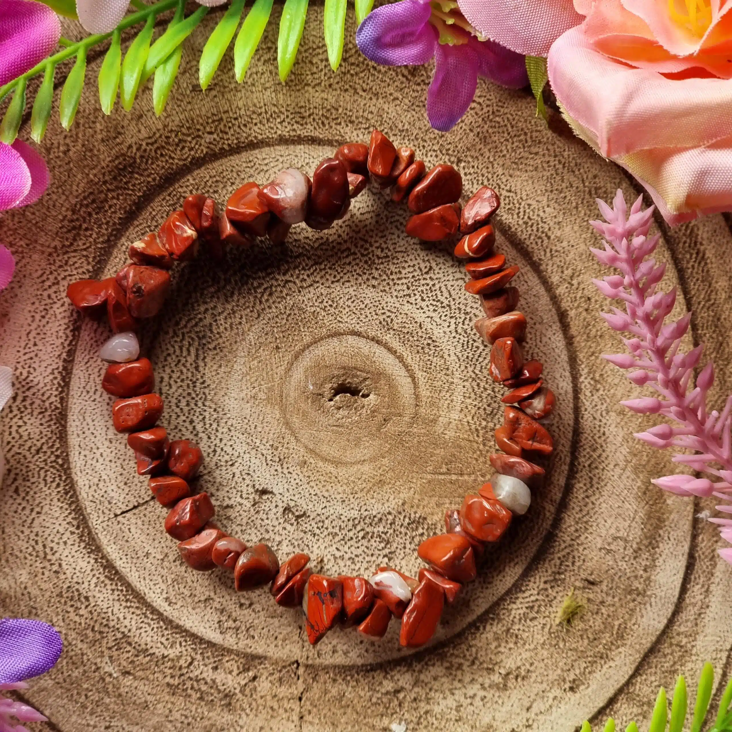 Red Jasper Chip Bracelet Red Jasper Chip Bracelet