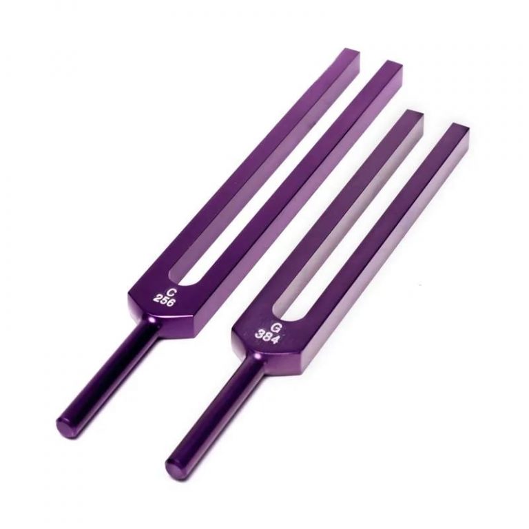 Tuning Forks C & G (Whole Body) Purple Lotus