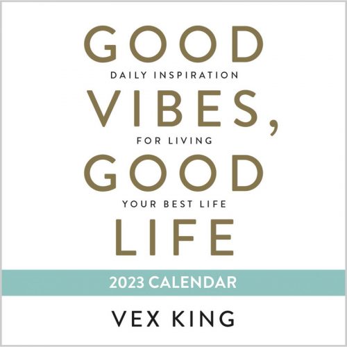 2023 Good Vibes, Good Life Calendar – Purple Lotus