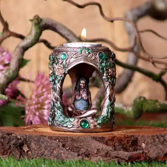 Mother Earth Tealight Holder
