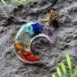 Moon Chakra Orgone Pendant