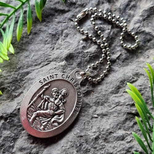 St. Christopher Car Hanger