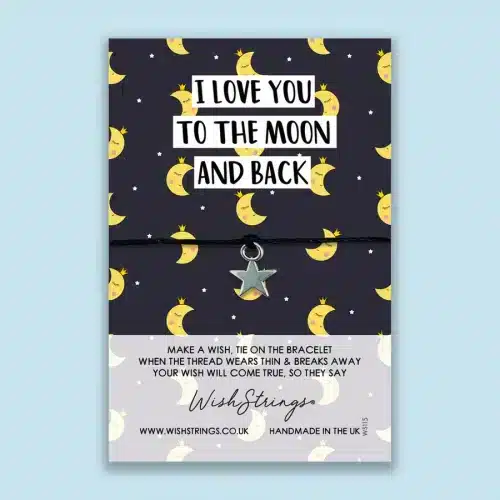 Moon & Back WishString Bracelet