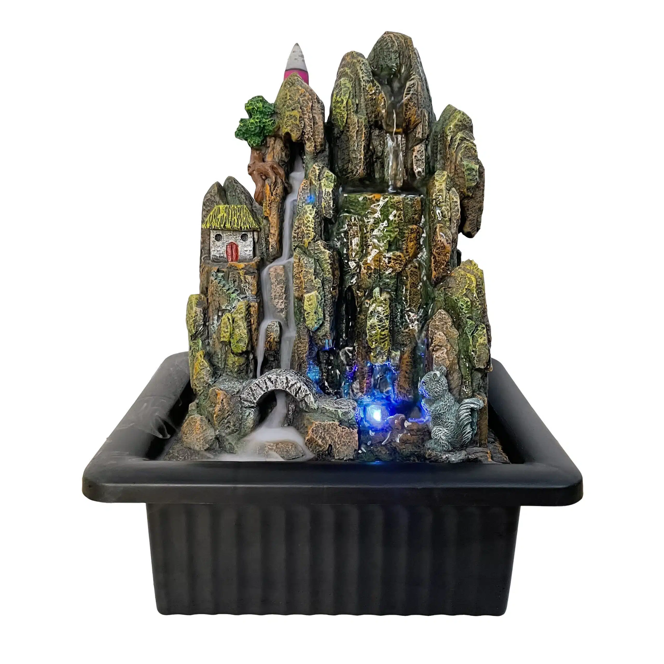 Village of Bliss Indoor Water Feature with Backflow Holder