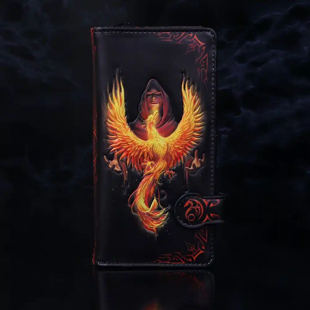Phoenix Rising Embossed Purse