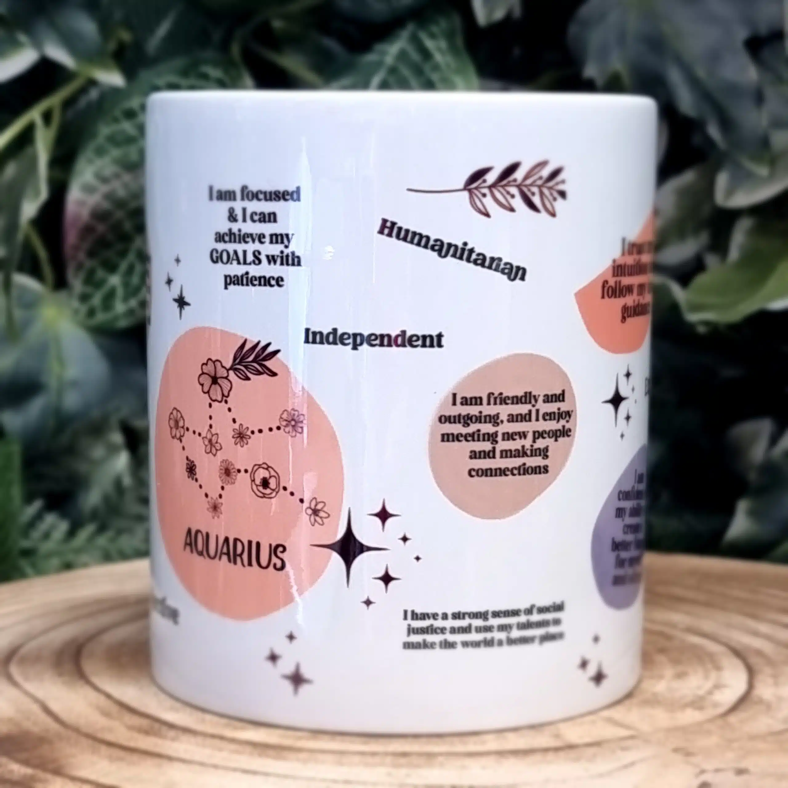 Aquarius Zodiac Affirmations Mug