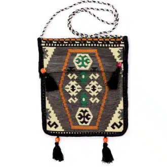 Pale Grey Festival Bag