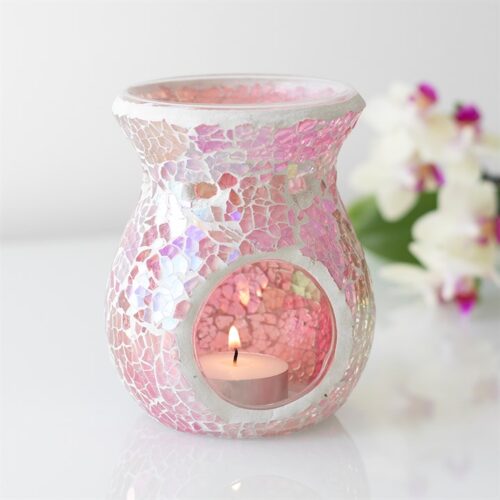 Pink Iridescent Oil Burner